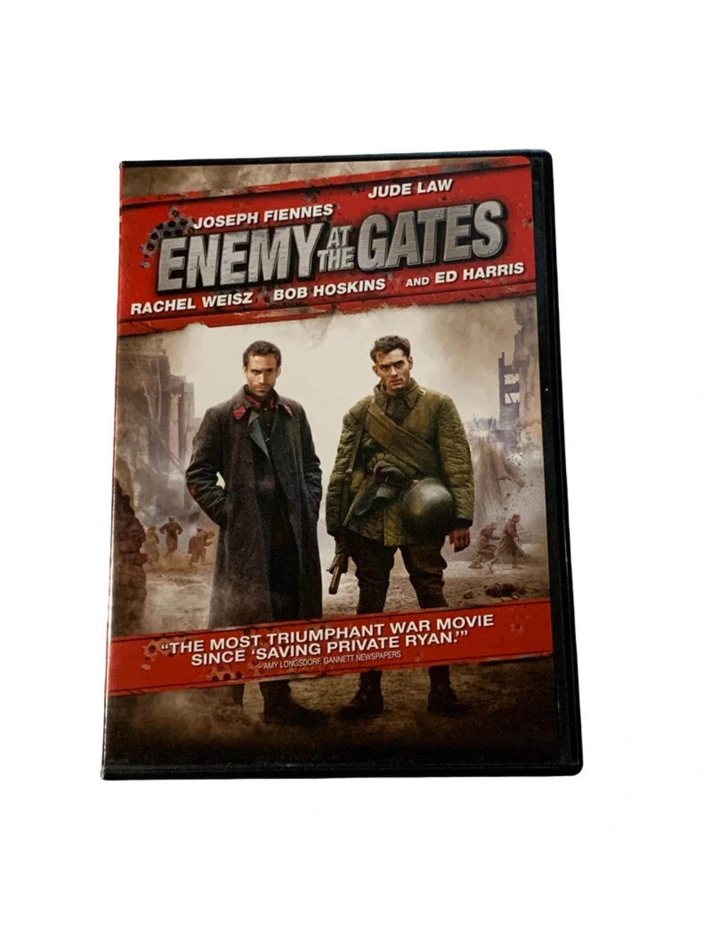 Enemy at the Gates DVD Widescreen with Case War Drama Jude Law R (2001)